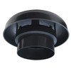 First Plast CDV160A Ventilation Cap Black Diameter 160mm