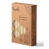 Hyoola 7" Beeswax Taper Candles 12 Pack - Handmade, All