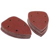 Cionyce 50 Pcs 320 Grit Mouse Detail Sander Sandpaper 5