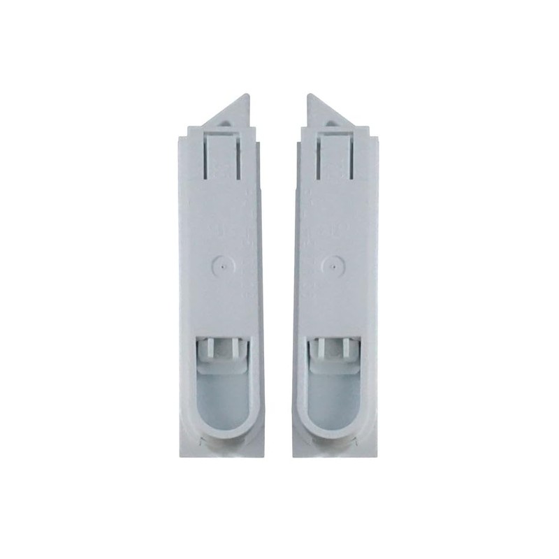 WRS 2-5/8" Tilt Latch Set - White 3/16" Snap