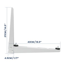 SUREPHON Mini Split Wall Mounting Bracket for 9000-15000 BTU Universal Air Conditioners Heat Pumps, Heavy Duty Support Bracket for Ductless, HVAC, Compressor