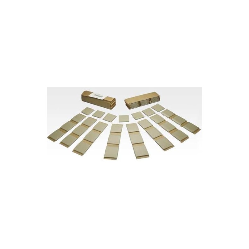 Sealing Tape Patches, Butyl, 2inx2in, PK24