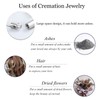 Cylinder Cremation Urn Necklace for Ashes, Cremation Jewelry Memorial Keepsake