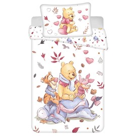 Jerry Fabrics Winnie the Pooh Reversible Baby Duvet Cover 100 x 135 cm + Pillowcase 40 x 60 cm