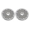 2pcs Meat Grinder Plate Professional Replaceable Efficient Safe Stainless Steel