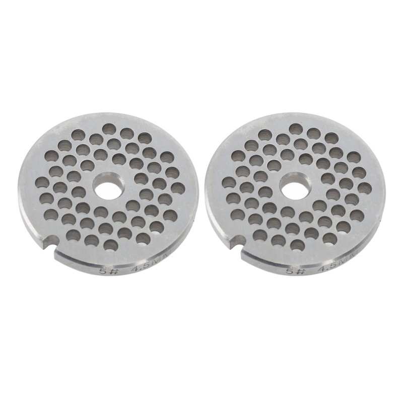 2pcs Meat Grinder Plate Professional Replaceable Efficient Safe Stainless Steel