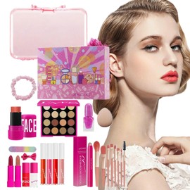 Makeup Sets | Eyeshadow Stick Face Wash Headband Makeup Set,Smudge-Proof Cosmetics for Stage Theater Photoshoot Travel Dance