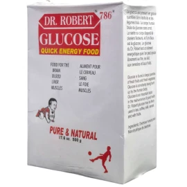 Dr. Robert Glucose Powder 17.6 oz 786 Pure & Natural Energy Supplement