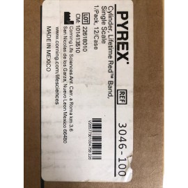 Pyrex 3046-100, Single Metric Scale Graduated Cylinder