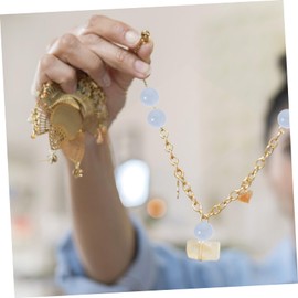 Operitacx 2 Strings Jade Beads Construction Kits Jewellery Finds Charms Loom Craft Set Spacer Beads Chain Jewellery Making Set Jewellery Making Beads Bracelet Loose Beads