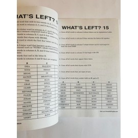 Volumes 27 and 28 of The What's Left? Puzzles (Simon Says) from Penny Press Selected Series - A Word Game Puzzle Book That Reveals Fun or Inspiring Messages