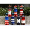 WDLFCGC Solar Powered Lighthouse - 12" Tall Solar Lighthouse with