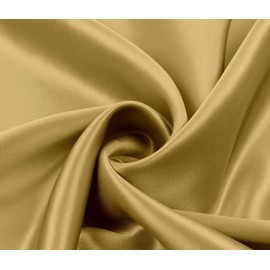 Tafts Silk Pillow Cases - 22mm 100% Pure Mulberry 6A Silk Pillowcase for Hair & Skin with Zipper Closure, Cooling, Natural, Organic, Double Sided Silk Pillow Case (Gold, King 20x36 2pc)