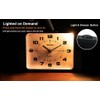 Wuyiway Retro Analog Alarm Clock,Battery Operated,4" Vintage Decor for Bedroom,