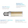 LUHMQ E17 LED Bulb 3 Pack Microwave Oven Appliance Light