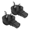 2Pcs to IEC320 C13 Power Adapter Power Cord Adapter Connector