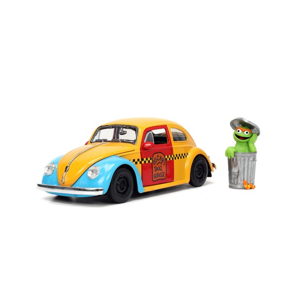 Jada Toys VW Beetle 1959 with Oscar from Sesame Street