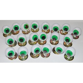 celloexpress Frogs Eyes 16mm with Metal Backs - Safety Eyes for Soft Toy or Teddy Bear Making - Pack of 10 Pairs