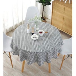 meioro Rectangular Tablecloth, Cotton Table Linen - Simple Twill Tablecloth Suitable for Home Kitchen Decoration - Various Sizes