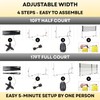 Ace Birdies Complete Badminton Sets (10FT/17FT) Adjustable Width, Adjustable Height