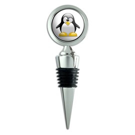 Penguin Snow Bird Wine Bottle Stopper