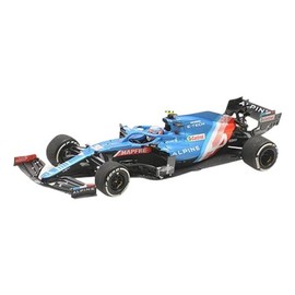 Minichamps 417211231 1:43 Alpine F1 Team A521-Esteban Ocon-Winner Hungarian GP 2021 Collectible Miniature Car, Multicoloured