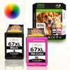 Premium Printer Ink HP 67XL Compatible with HP 67 Ink,