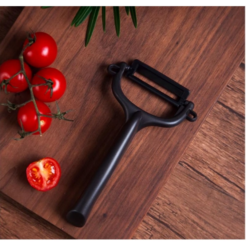 JBBERTH Peeler Unique Ceramic Peeler,Black