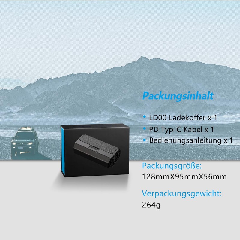 IMALENT LD00 Charging Case, 3,800 mAh Type C Torch Portable