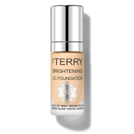 By Terry Brightening CC Foundation, Hydrating Serum Foundation, Ultra-Sheer Finish, Vegan & Cruelty-Free, 3W, Medium Light Warm