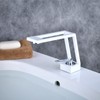 Beelee Bathroom Faucets White：Vessel Sink Faucet Single Handle 1-Hole Faucet
