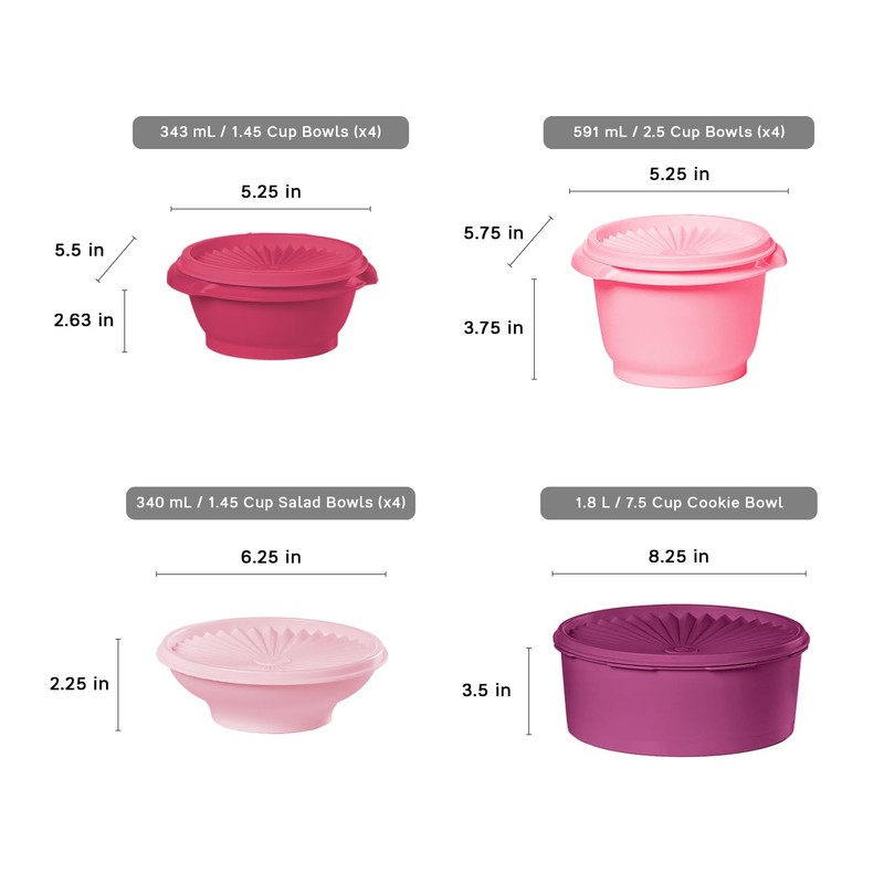 Tupperware Heritage Collection, New 36 Piece Food Storage Container Set
