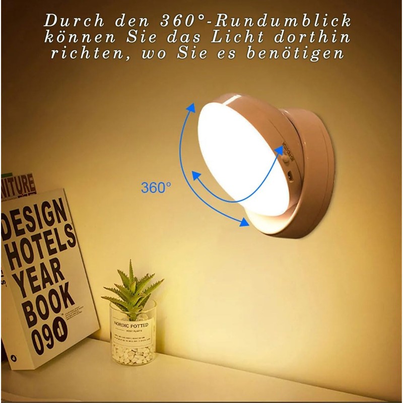 YverLand Motion Sensor Night Light (Pack of 2) Night Light