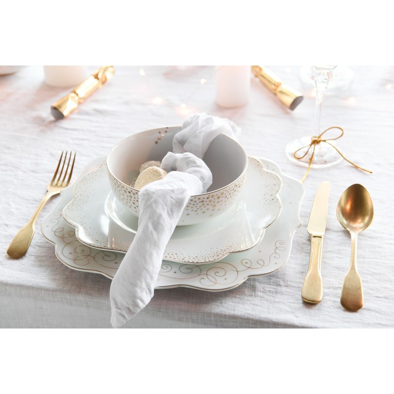 Pip Studio Plate Royal Winter White 28 cm