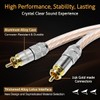Gold-Plated RCA to Speaker Wire Adapter, RCA to Bare Wire
