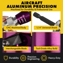 Wire Stripper for Drill - Electrical Wire Twister Tool for Drill, 6/8/10/12/14 AWG Kit with Socket Bit Holder, Hex Shank Adapter, Keychain, Screwdriver Extension, Quick Change Bit Organizer