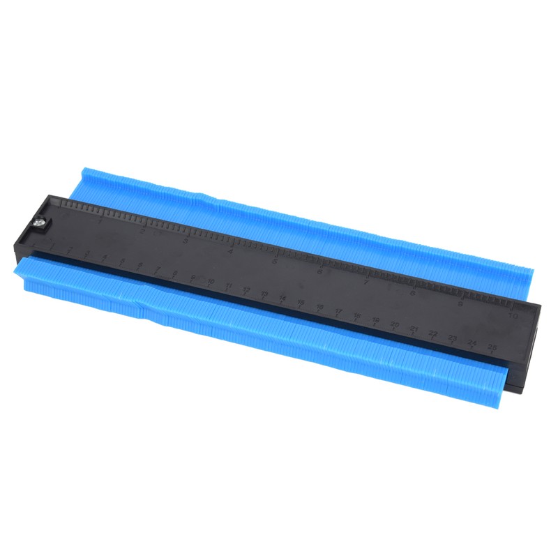 Contour Gauge ABS Plastic Multifunctional Irregular Ruler Woodwooking Measuring ToolBlue
