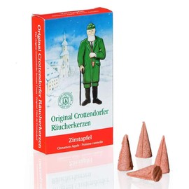Crottendorfer Räucherkerzen - Weihnachtsbaum - Zimtapfel, Bunte Mischung, Weih. Weihrauch, Weihnachtsduft, Wintertraum, Tannenduft (6 x 24 Stück)