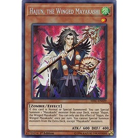 Yu-Gi-Oh! - Hajun, The Winged Mayakashi - HISU-EN029 - Hidden Summoners - 1st Edition - Secret Rare