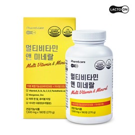 Seoul Pharmacist Shinhyup Multivitamin & Mineral 180 tablets (6 month supply) / 서울약사신협 멀티비타민 앤 미네랄 180정(6개월분)