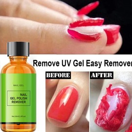 Gel Nail Polish Remover - Gel Polish Remover for Nails - Fast Remove Nail Polish Within 2-4 Minutes - Quickily Removes Polishes - No Need for Foil - Soaking or Wrapping, Portable 30ML