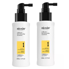 NIOXIN System 1 Scalp Treatment 6.76oz x 2pcs
