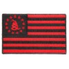 Ivamis Gadsden American Flag Red Black Patch- 3.5x2.2 inch -