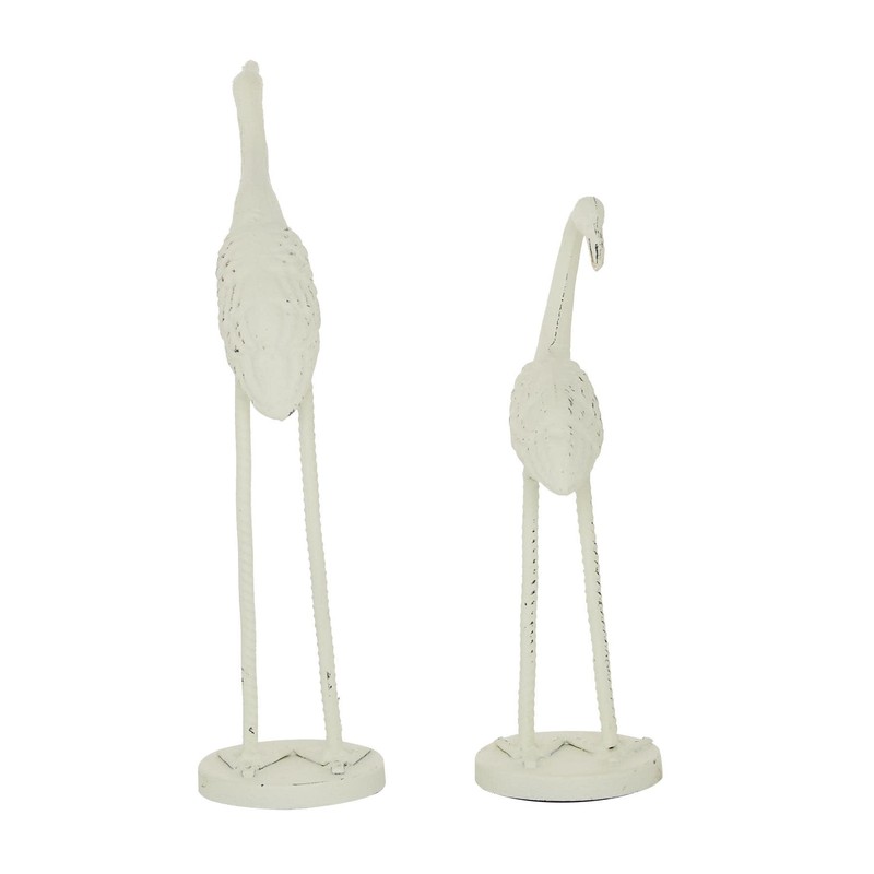 Deco 79 Metal Bird Decorative Sculpture Home Decor Statues, Set