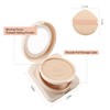 GEUUFEA Matte Pressed Powder, Wet & Dry Concealer Foundation, Oil