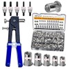 ASKWAY SAE Rivet Nut Tool 420pcs Imperial Carbon Steel Rivet