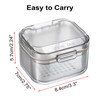 SUMTree Dental Container Case Orthodontic Denture Storage Box Retainer Container