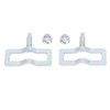 2pcs Exhaust Manifold Clamp Repair Kit Manifold Stud Clamp Replacement