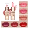 Lápiz Labial Baolishi Pearl Shimmer Hidratante Antiadherente