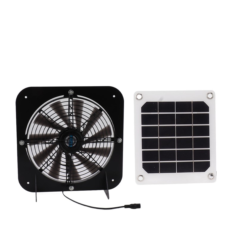 Solar Exhaust Fan 100W Solar Panel with 13.5inch Fan Waterproof